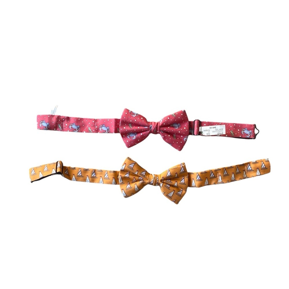 VINEYARD VINES Mens Raspberry Pink CRABS and Orange Sailboats D66